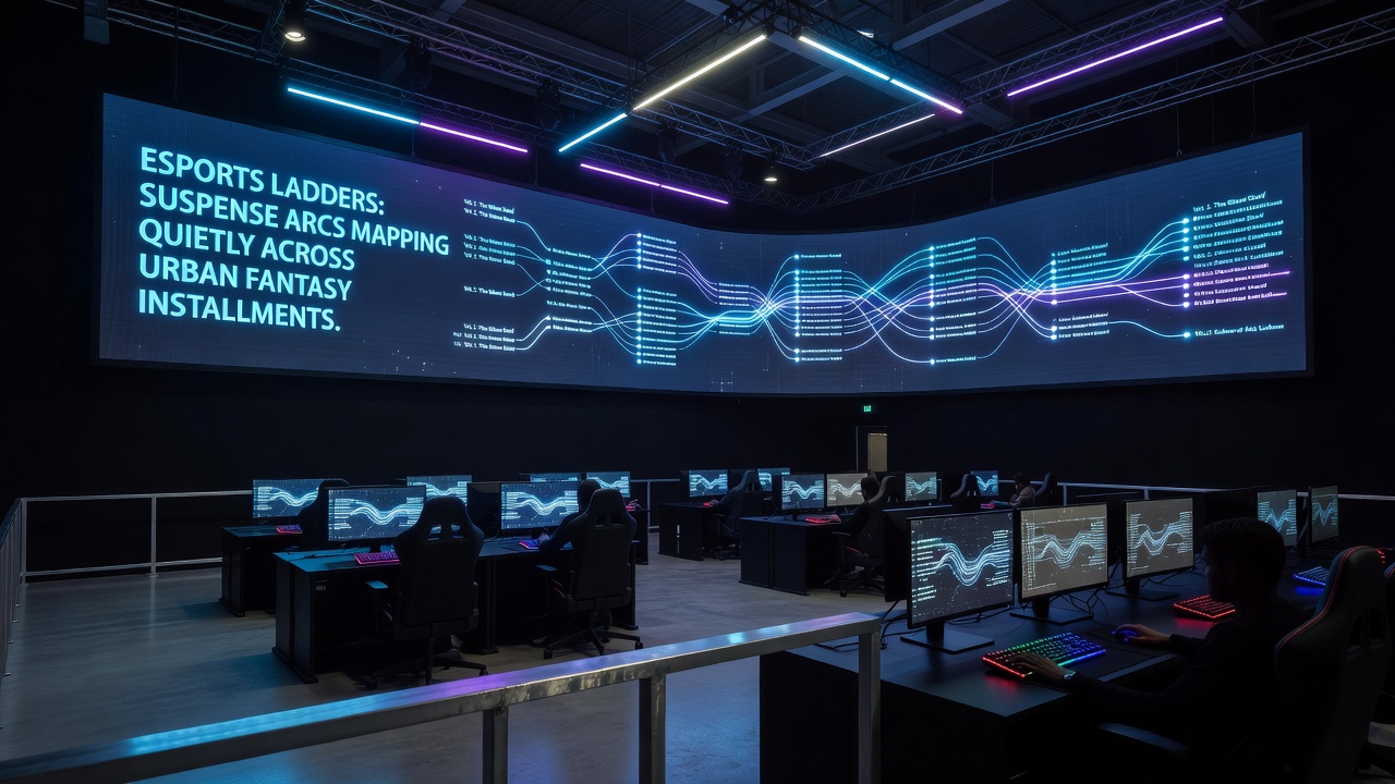 Esports scoreboard showing live ladder rankings during a major tournament